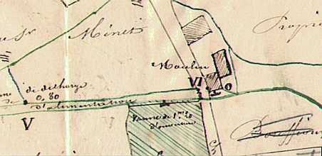 Ancien plan du moulin